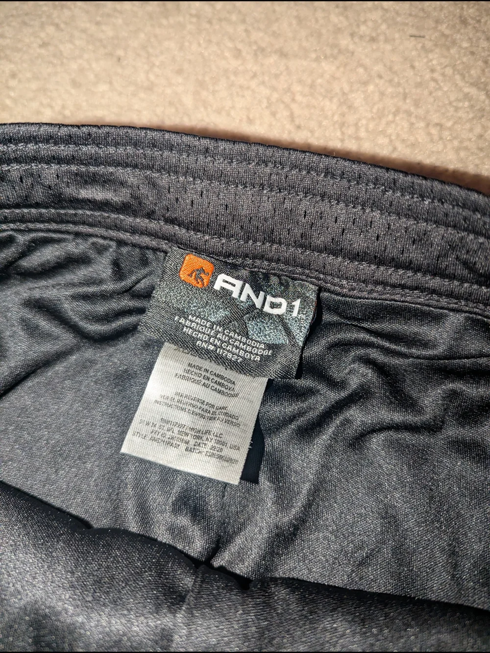 Nwt And1 Black Athletic Boys Pants